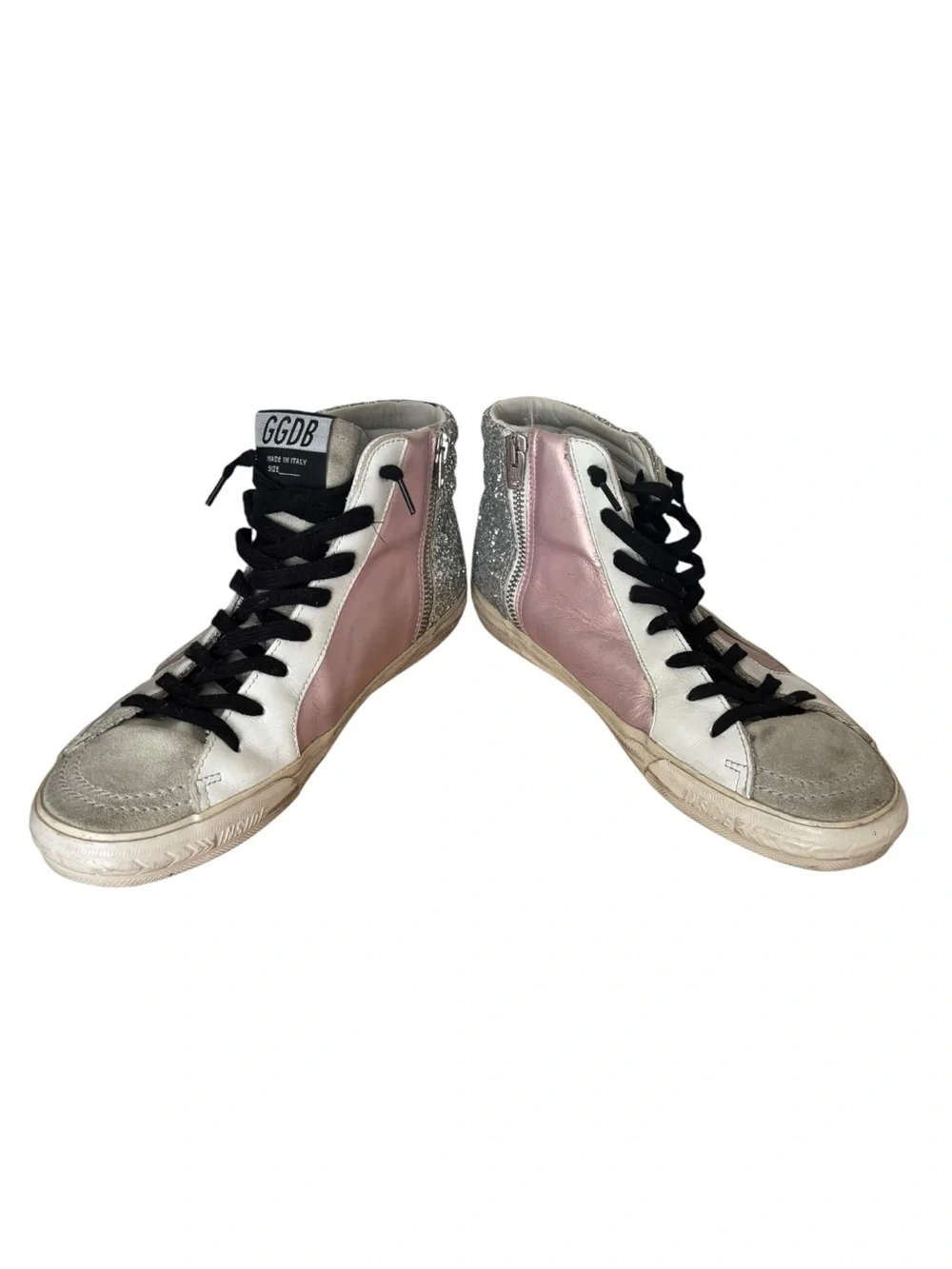 Golden Goose Slide Glitter High Top Sneaker